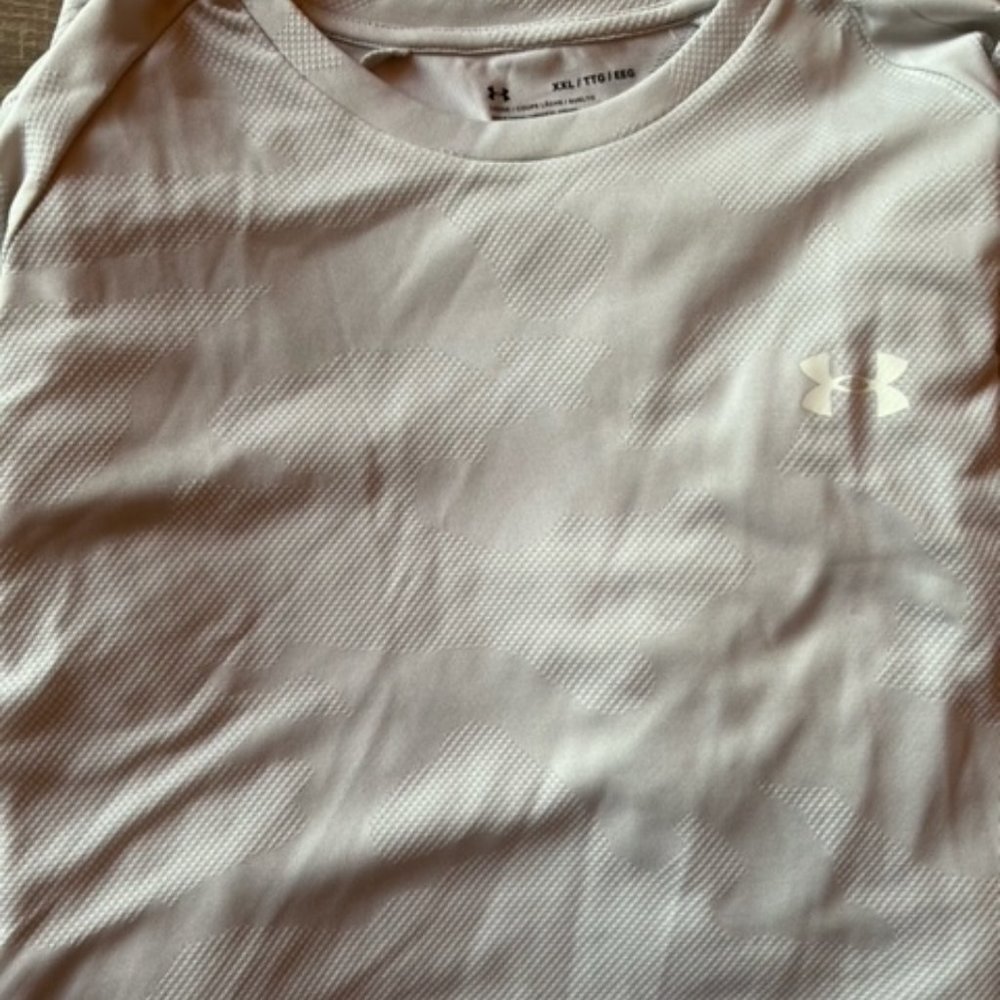 Under Armour White Performance T-Shirt - Men's XXL